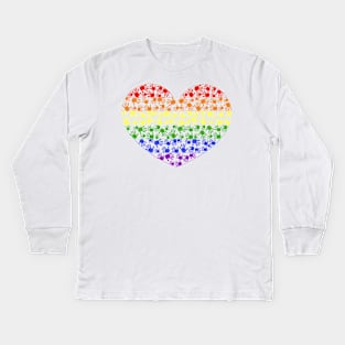 LGBT symbol heart Kids Long Sleeve T-Shirt